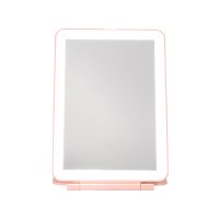 CosmeticBox Schminkspiegel LED aufklappbar  rosa